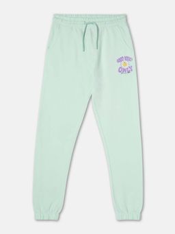 R&B - Mint Green Regular Girls Joggers
