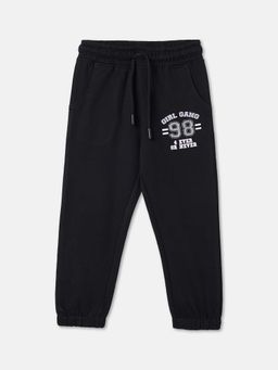 R&B - Black Regular Girls Joggers