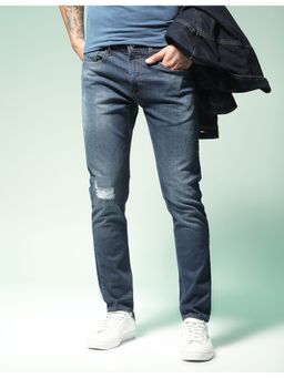 Flying Machine - Stone Wash Distressed Jeans
