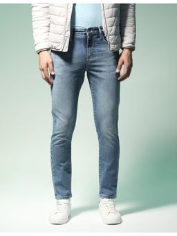 Flying Machine - Blue Men Mid Waist Jeans