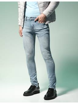 Flying Machine - Blue Men Super Skinny Jeans