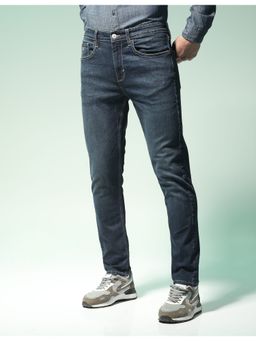 Flying Machine - Slash Straight Dark Wash Jeans
