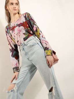 VERO MODA - Multi-Colour Floral Printed Top