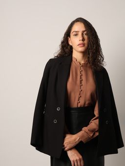 VERO MODA - Brown Front Open Top