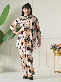 Bella Moda - Cotton Multi-Color Printed Shirt & Coordinating Pant