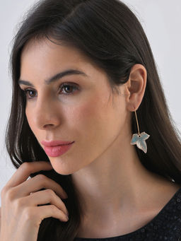 Sohi - Multi Color Contemporary Drop Earrings