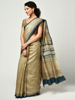 Fabindia - Silk Tussar Printed Sari
