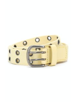 American Eagle - Women Yellow Double Grommet Web Belt