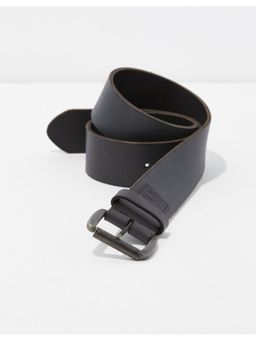 American Eagle - Men Black Wide Leather Belt