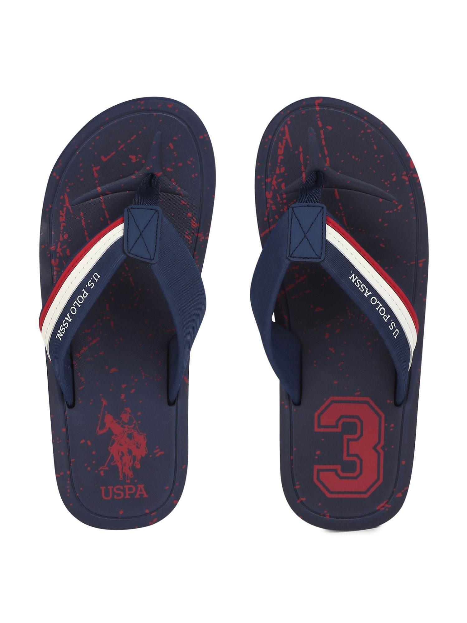 us polo flip flops