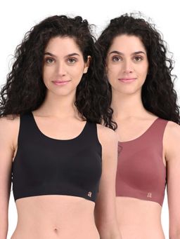 Adira - Multi-Color Eze Fit Bra U Back (Pack of 2)