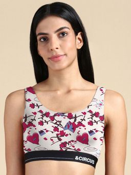 Tailor and Circus - Multi-Color Pure Soft Non Padded Lounge Bra For Women