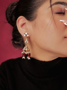 Srikala - Canopy Red Drop Jhumki