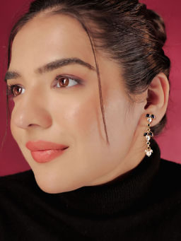 Srikala - Long Multi-Colour Drop Earrings