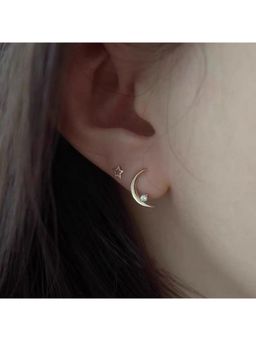 ESTAILO FASHION - Minimal Moon Earrings