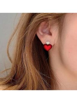 ESTAILO FASHION - Velvet Love Hoop Earrings