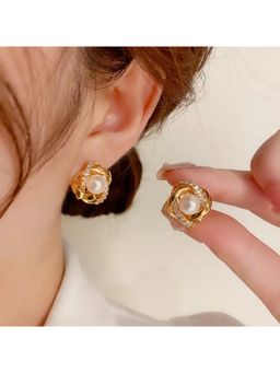 ESTAILO FASHION - Gatsby Glamour Pearl Studs Earrings