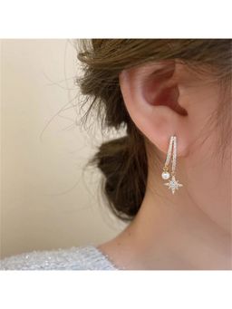 ESTAILO FASHION - Celestial Pearl Drops Earrings
