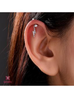 ESTAILO FASHION - Bolt Drop Helix Ear cuff Earrings