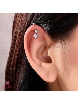 ESTAILO FASHION - Starburst Bow Ear cuff Earrings