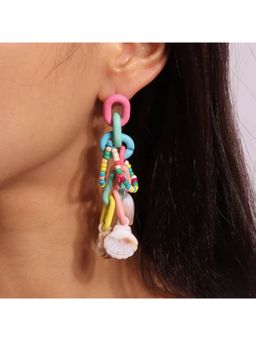 ESTAILO FASHION - Seashell Symphony Drops Earrings