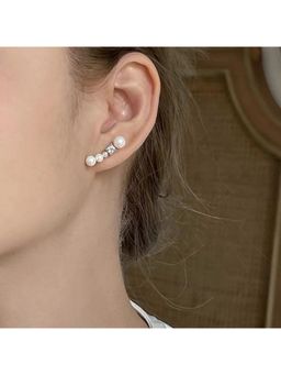 ESTAILO FASHION - Lumina Pearl Climbers Earrings