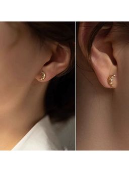 ESTAILO FASHION - Crescent Moon Earrings