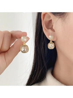 ESTAILO FASHION - Zoey Square Drop Earrings