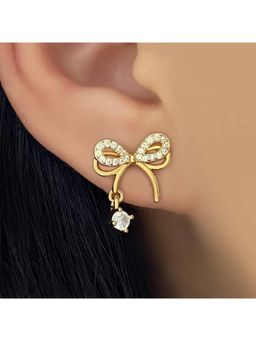ESTAILO FASHION - Darina Bow Stud Earrings