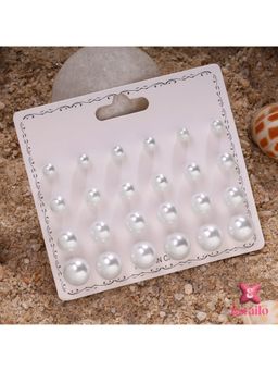ESTAILO FASHION - Essential White Pearl Stud Earring
