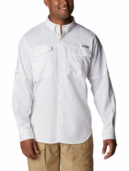 Columbia - Mens White Omni-Shield Blood and Guts IV Long Sleeve Shirt