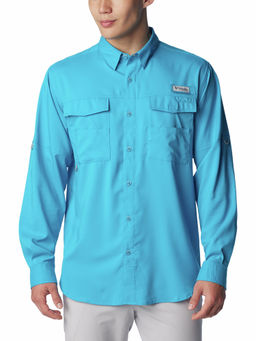 Columbia - Mens Blue Omni-Shield Blood and Guts IV Long Sleeve Shirt