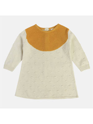 Buy MiNi KLUB Girls Yellow Dress (0-3 Months) Online