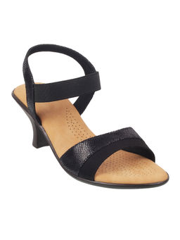 Mochi - Black Solid Heels