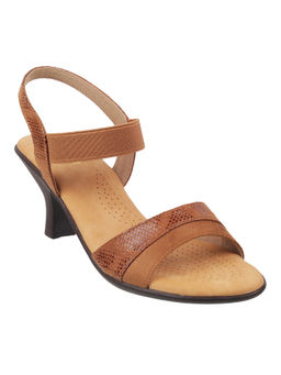 Mochi - Brown Solid Heels