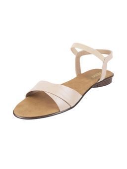 Metro - Womens Chikoo Flat SandalsMetro Brown Solid Sandals