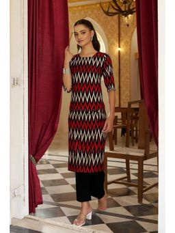 Gahan - Womens Multi-Color Printed Straight Kurta with Pant