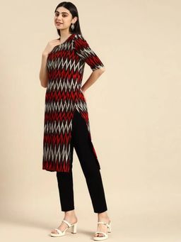 Gahan - Womens Multi-Color Printed Straight Kurta with Pant