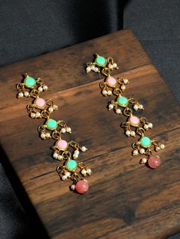 Karatcart - Gold Kundan Earrings