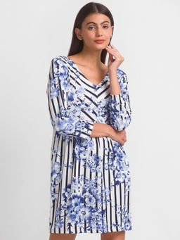 Globus - White Printed Dress