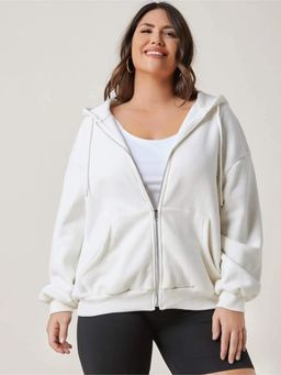 KOTTY - Women Full Sleeve Solid Hooded Sweatshirt