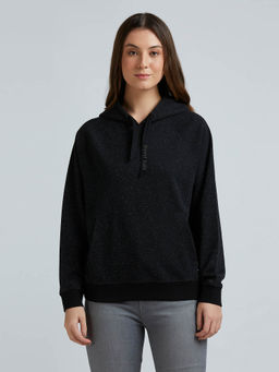 Pepe Jeans - Black Full Sleeve Hooded Sweatshirt