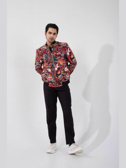 SMRITI - Multicolour Chromatic Bomber Jacket