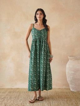 GOODHAND - Women's V-Neck Long Strappy Dress