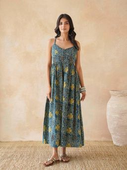 GOODHAND - Women's V-Neck Long Strappy Dress