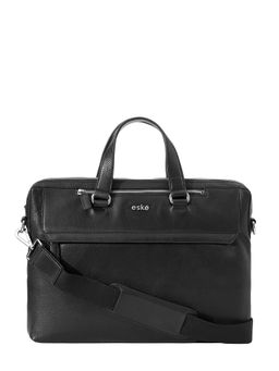 Eske - Truder 15" Genuine Leather Men Laptop-Macbook Messenger Bag with Shoulder Strap
