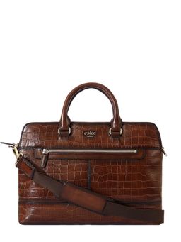 Eske - Johan 15" Genuine Leather Men Laptop-Macbook Messenger Bag with Shoulder Strap