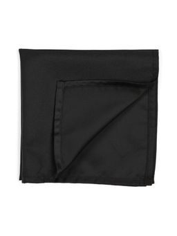 Peter England - Men Black Solid Business Casual Pocket Square