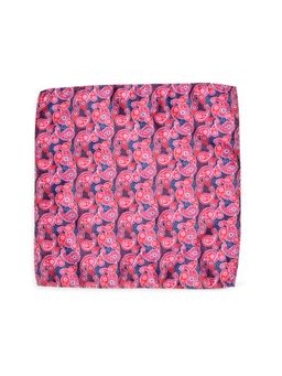 Peter England - Men Red Print Casual Pocket Square