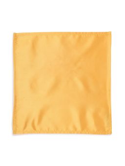 Peter England - Men Yellow Solid Formal Pocket Square